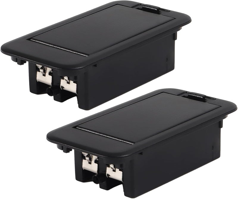 AEDIKO 2pcs 9V Battery Cover Battery Box Case Compartment for Active Guitar Bass - Image 1